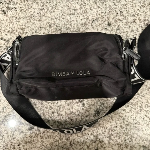 Bimba y Lola Black Crossbody Bag - Picture 4 of 6